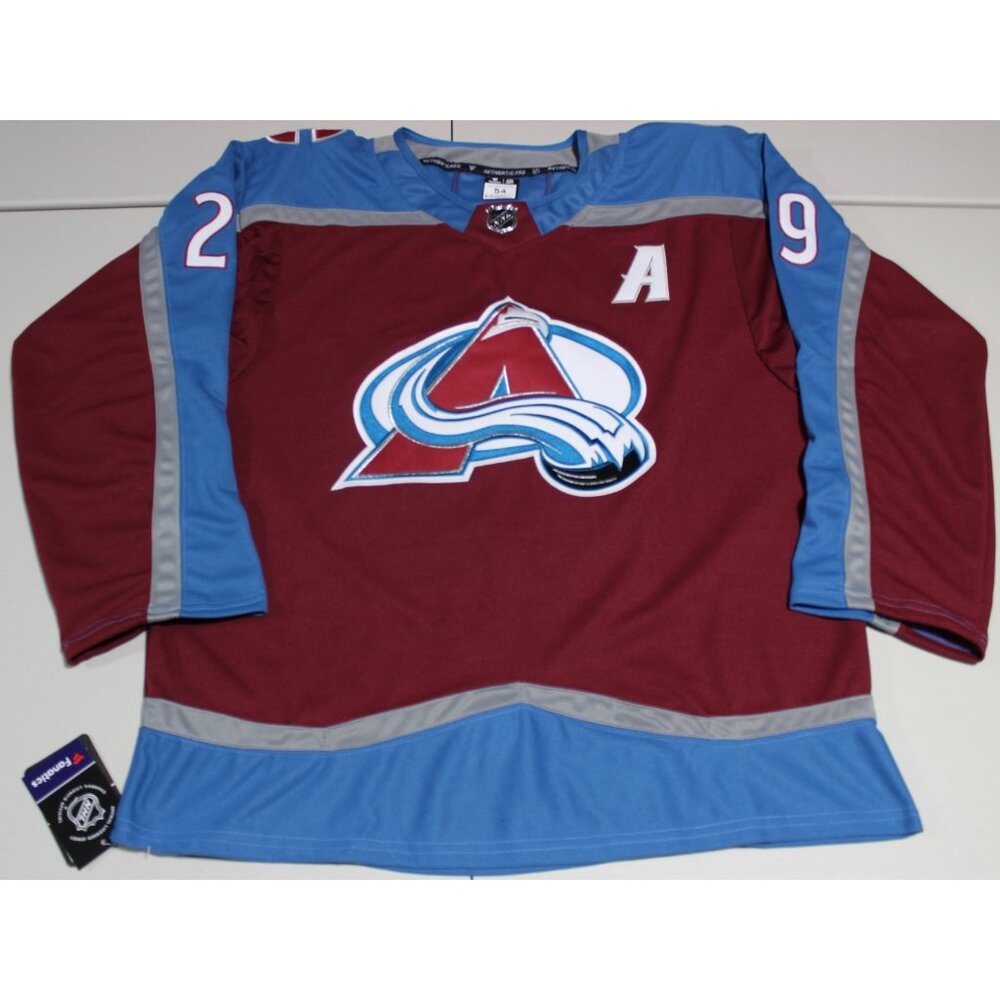 NHL Hockey Colorado Avalanche Nathan MacKinnon #29 Home Jersey Sz 54 XL NWT  NEW